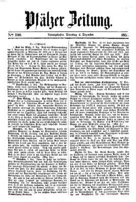 Pfälzer Zeitung Dienstag 4. Dezember 1855