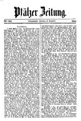 Pfälzer Zeitung Sonntag 9. Dezember 1855