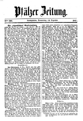 Pfälzer Zeitung Donnerstag 13. Dezember 1855