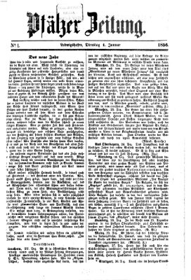 Pfälzer Zeitung Dienstag 1. Januar 1856