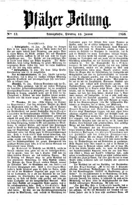 Pfälzer Zeitung Dienstag 15. Januar 1856