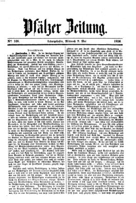 Pfälzer Zeitung Mittwoch 7. Mai 1856