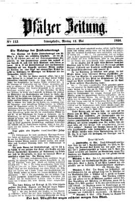 Pfälzer Zeitung Montag 12. Mai 1856