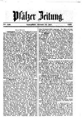 Pfälzer Zeitung Mittwoch 25. Juni 1856