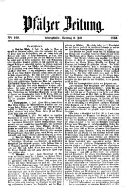 Pfälzer Zeitung Sonntag 6. Juli 1856