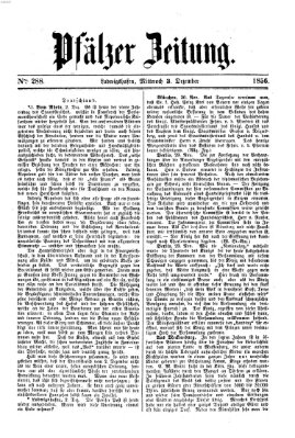 Pfälzer Zeitung Mittwoch 3. Dezember 1856