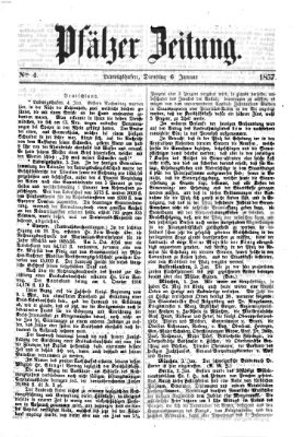 Pfälzer Zeitung Dienstag 6. Januar 1857