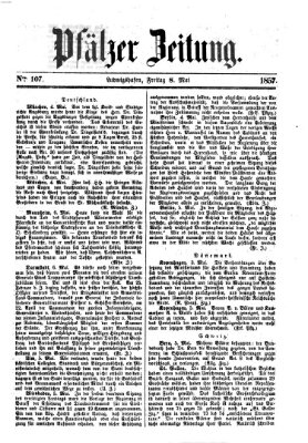 Pfälzer Zeitung Freitag 8. Mai 1857