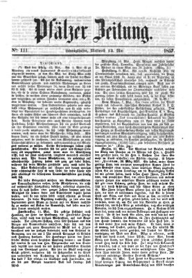 Pfälzer Zeitung Mittwoch 13. Mai 1857