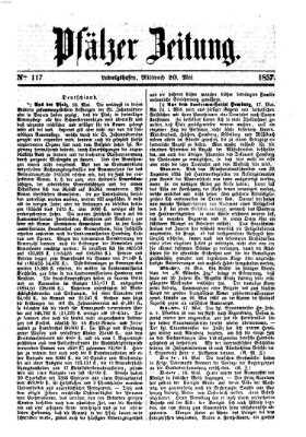 Pfälzer Zeitung Mittwoch 20. Mai 1857