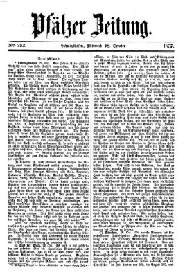 Pfälzer Zeitung Mittwoch 28. Oktober 1857