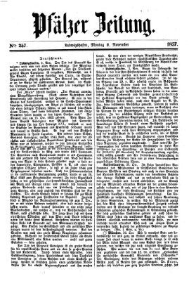 Pfälzer Zeitung Montag 2. November 1857