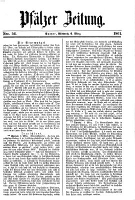 Pfälzer Zeitung Mittwoch 6. März 1861