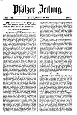 Pfälzer Zeitung Mittwoch 29. Mai 1861