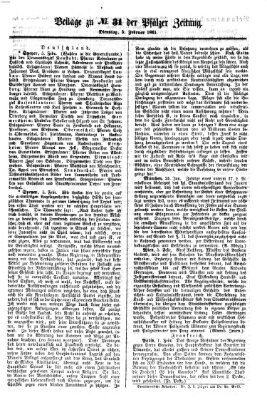 Pfälzer Zeitung Dienstag 5. Februar 1861