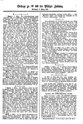 Pfälzer Zeitung Mittwoch 6. März 1861