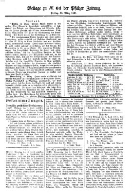 Pfälzer Zeitung Freitag 15. März 1861