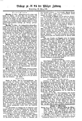 Pfälzer Zeitung Donnerstag 28. März 1861