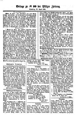 Pfälzer Zeitung Samstag 27. April 1861