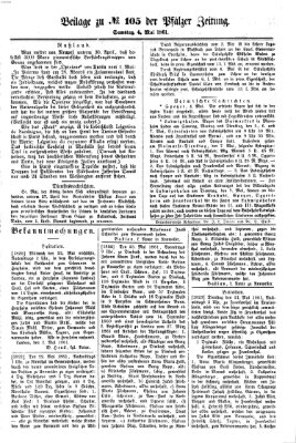 Pfälzer Zeitung Samstag 4. Mai 1861