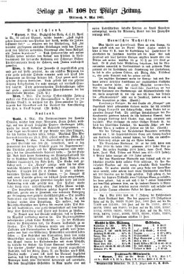 Pfälzer Zeitung Mittwoch 8. Mai 1861