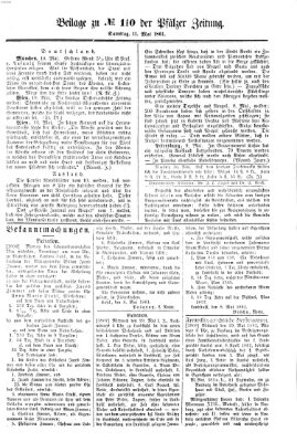 Pfälzer Zeitung Samstag 11. Mai 1861