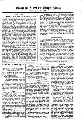 Pfälzer Zeitung Samstag 25. Mai 1861