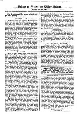 Pfälzer Zeitung Mittwoch 29. Mai 1861