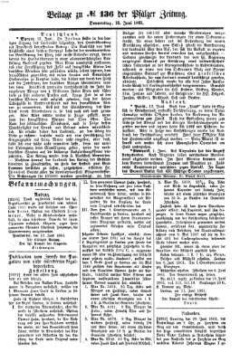 Pfälzer Zeitung Donnerstag 13. Juni 1861