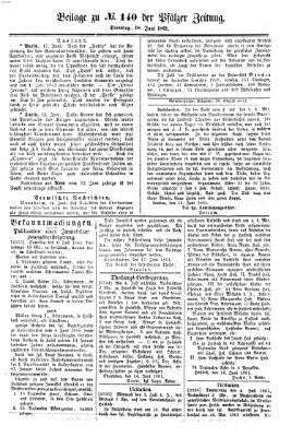 Pfälzer Zeitung Dienstag 18. Juni 1861