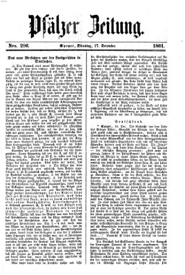 Pfälzer Zeitung Dienstag 17. Dezember 1861