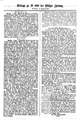 Pfälzer Zeitung Samstag 3. August 1861