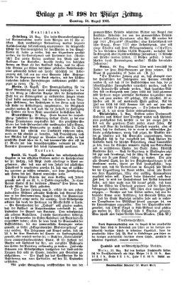 Pfälzer Zeitung Samstag 24. August 1861