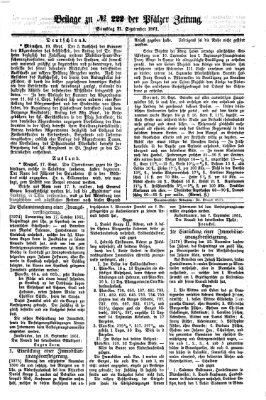 Pfälzer Zeitung Samstag 21. September 1861