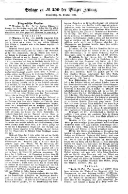 Pfälzer Zeitung Donnerstag 24. Oktober 1861