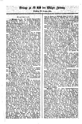 Pfälzer Zeitung Samstag 26. Oktober 1861