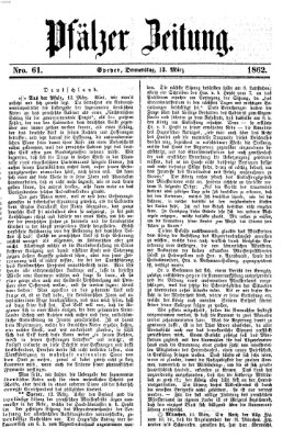 Pfälzer Zeitung Donnerstag 13. März 1862