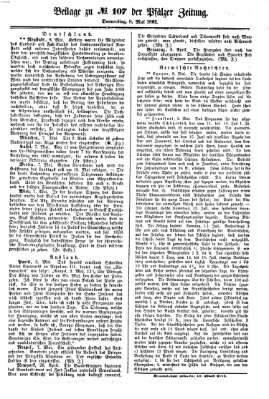 Pfälzer Zeitung Donnerstag 8. Mai 1862