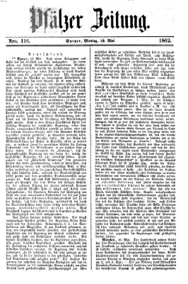 Pfälzer Zeitung Montag 19. Mai 1862