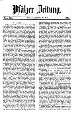 Pfälzer Zeitung Dienstag 27. Mai 1862