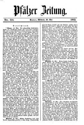 Pfälzer Zeitung Mittwoch 28. Mai 1862