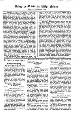 Pfälzer Zeitung Dienstag 2. September 1862