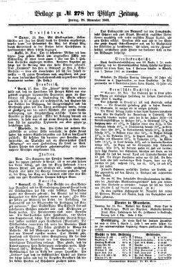 Pfälzer Zeitung Freitag 28. November 1862