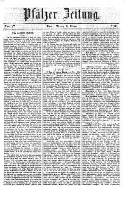 Pfälzer Zeitung Dienstag 24. Februar 1863