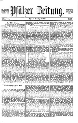 Pfälzer Zeitung Dienstag 12. Mai 1863