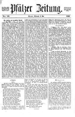 Pfälzer Zeitung Mittwoch 6. Mai 1863