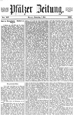 Pfälzer Zeitung Donnerstag 7. Mai 1863