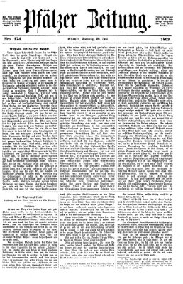 Pfälzer Zeitung Dienstag 28. Juli 1863