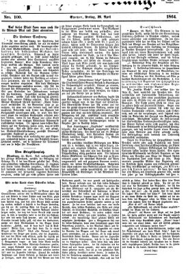 Pfälzer Zeitung Freitag 29. April 1864