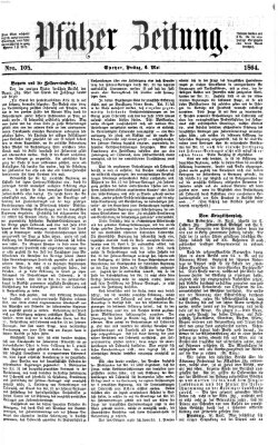 Pfälzer Zeitung Freitag 6. Mai 1864